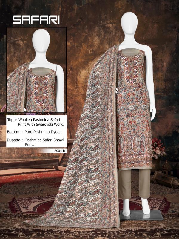 Bipson Safari 2004 Pashmina Dress Material Collection